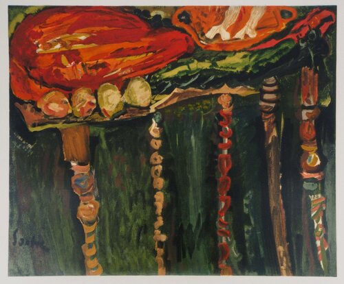 Table de boucher von Chaïm Soutine, Druck kaufen auf Singulart