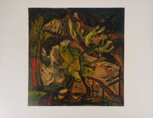Colline à Cagnes sur Mer, Lithographie signée by Chaïm Soutine, Print for Sale on Singulart