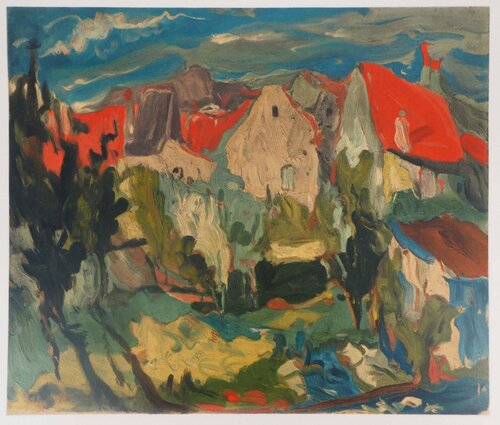 Vue de Cagnes sur Mer par Chaïm Soutine, Édition en vente sur Singulart
