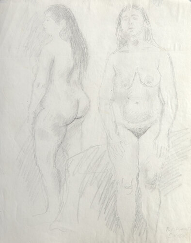 Nude Study par Raphael Soyer, Œuvre sur papier en vente sur Singulart