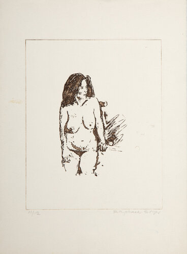 Nude Study III by Raphael Soyer, 인쇄 for Sale on Singulart
