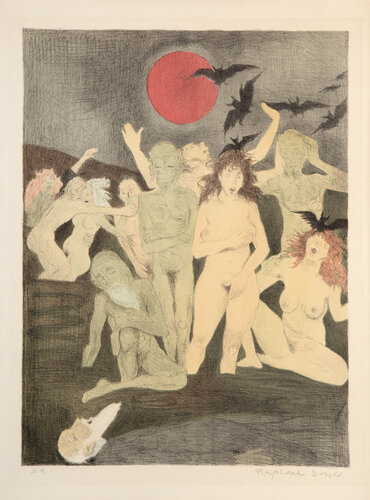 Nude in the Moon Light by Raphael Soyer, 인쇄 for Sale on Singulart