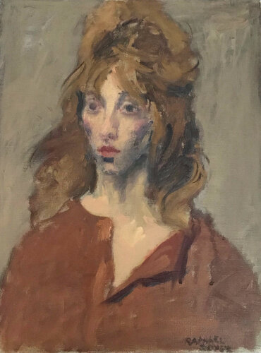 Portrait of a Woman by Raphael Soyer, 회화 for Sale on Singulart