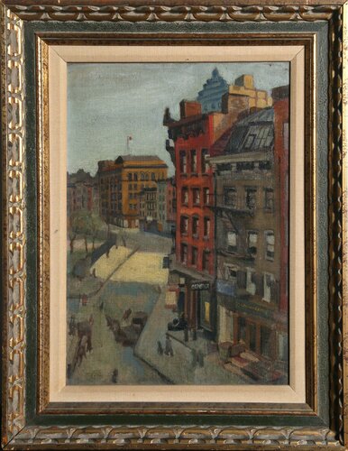 City Street par Raphael Soyer, Peinture en vente sur Singulart