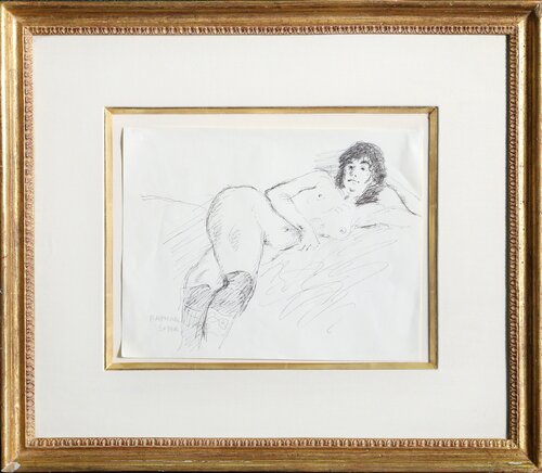 Untitled - Nude Study I by Raphael Soyer, Work on Paper for Sale on Singulart