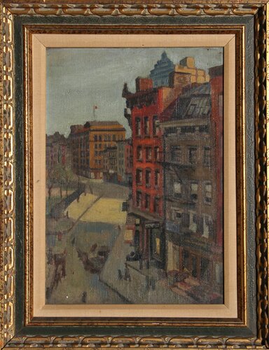City Street par Raphael Soyer, Peinture en vente sur Singulart