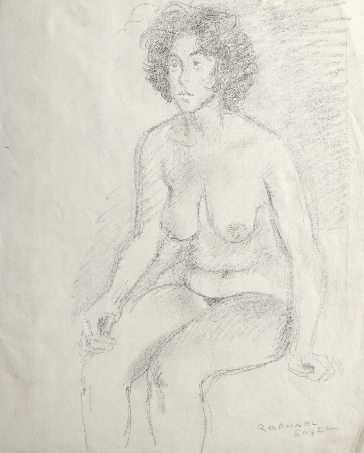 Sitting Woman Raphael Soyer