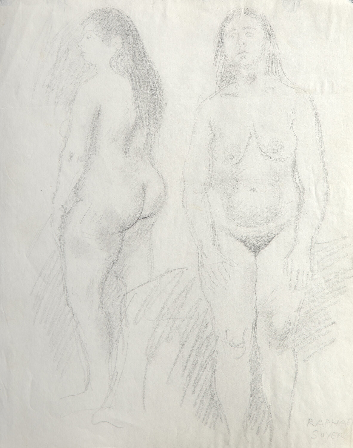 Nude Study Raphael Soyer