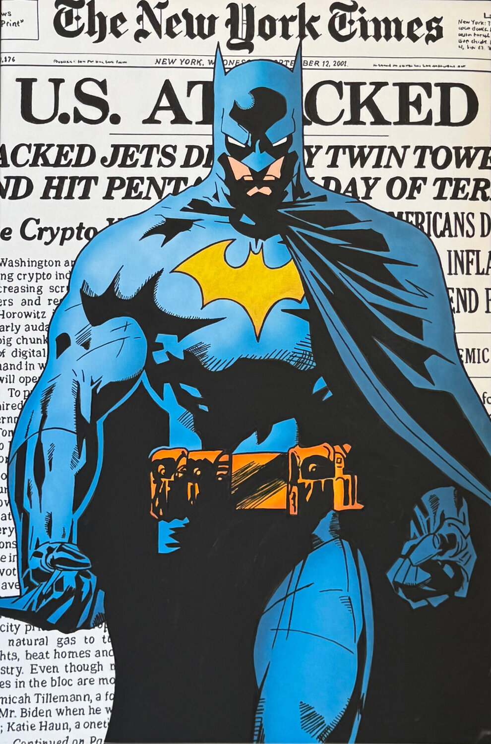 Batman Benjamin Spark Originalgemälde zu verkaufen