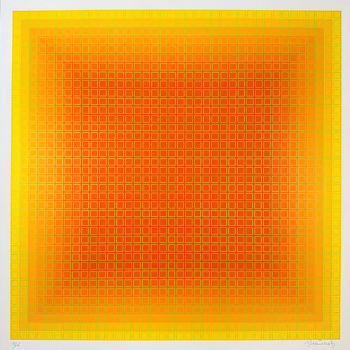 Filtration de Julian Stanczak, Impresión a la venta en Singulart