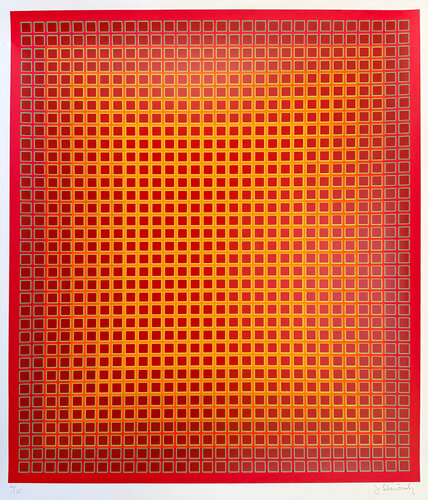 Sequential Chroma de Julian Stanczak, Impresión a la venta en Singulart