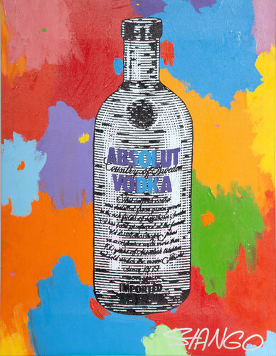 Multicolor Absolut de John Stango, Pintura a la venta en Singulart