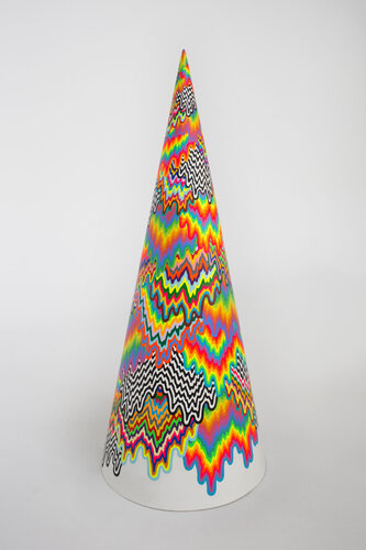 Drip Cone von Jen Stark, Malerei kaufen auf Singulart