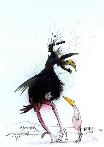 Moor Pen And Needless Smut by Ralph Steadman, Print for Sale on Singulart