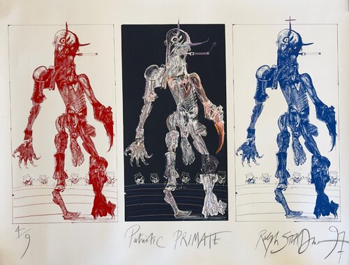 Patriotic Primate by Ralph Steadman, Print for Sale on Singulart
