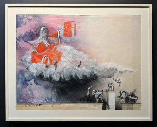 "The Judge" di Ralph Steadman, Altri media in vendita su Singulart