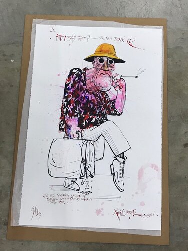 Gonzo di Ralph Steadman, Stampa in vendita su Singulart
