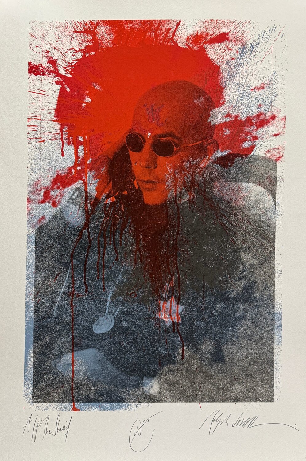 "The Sheriff" Signed A/P edition Ralph Steadman