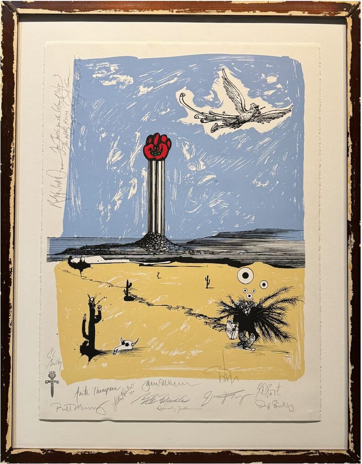 "HST Memorial" Jann Wenner's Personal Copy Ralph Steadman