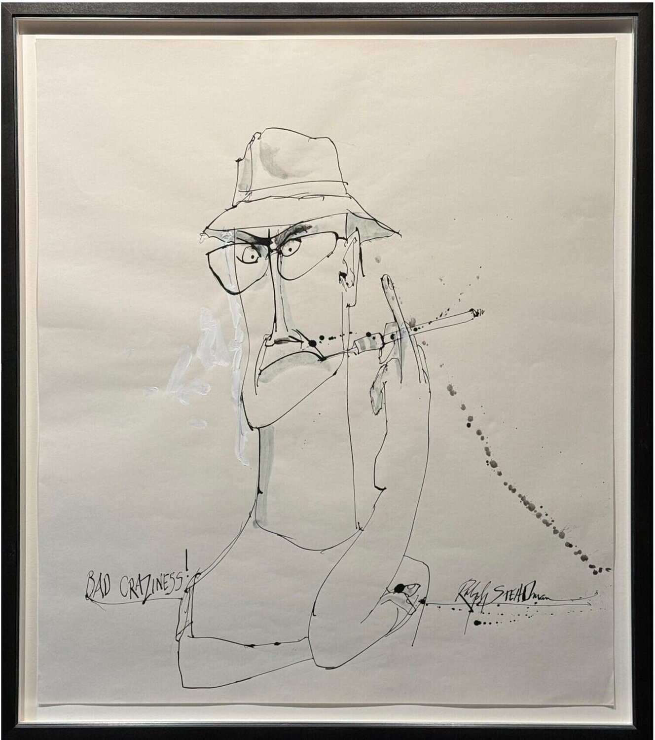 "HST / Bad Craziness" Ralph Steadman