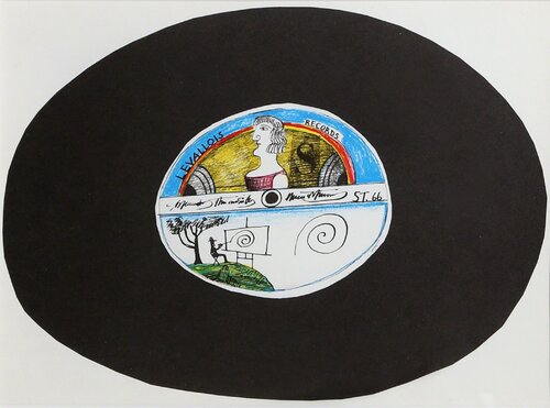 Levallois Records from Derrière le Miroir  by Saul Steinberg, Print for Sale on Singulart