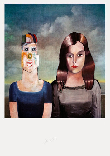 Couple Portrait van Saul Steinberg, Afdruk te koop op Singulart