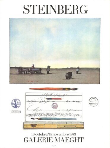 Crayon et Paysage by Saul Steinberg, Print for Sale on Singulart