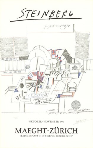 Maeght-Zurich van Saul Steinberg, Afdruk te koop op Singulart