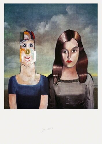 Couple Portrait by Saul Steinberg, Print for Sale on Singulart