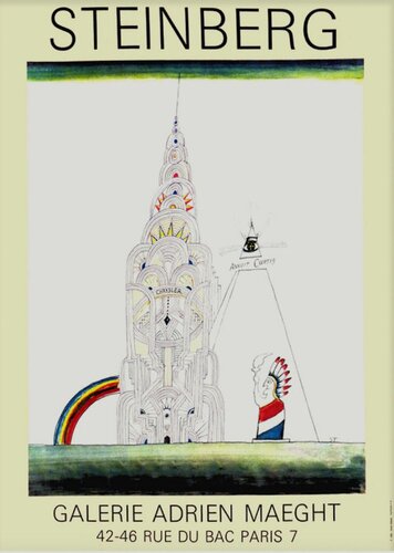 Expo 88 - Chrysler Building by Saul Steinberg, Work on Paper for Sale on Singulart