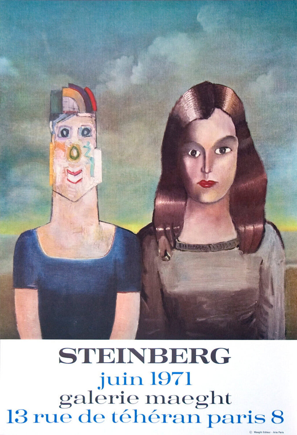 Le Couple Saul Steinberg Stampa in vendita