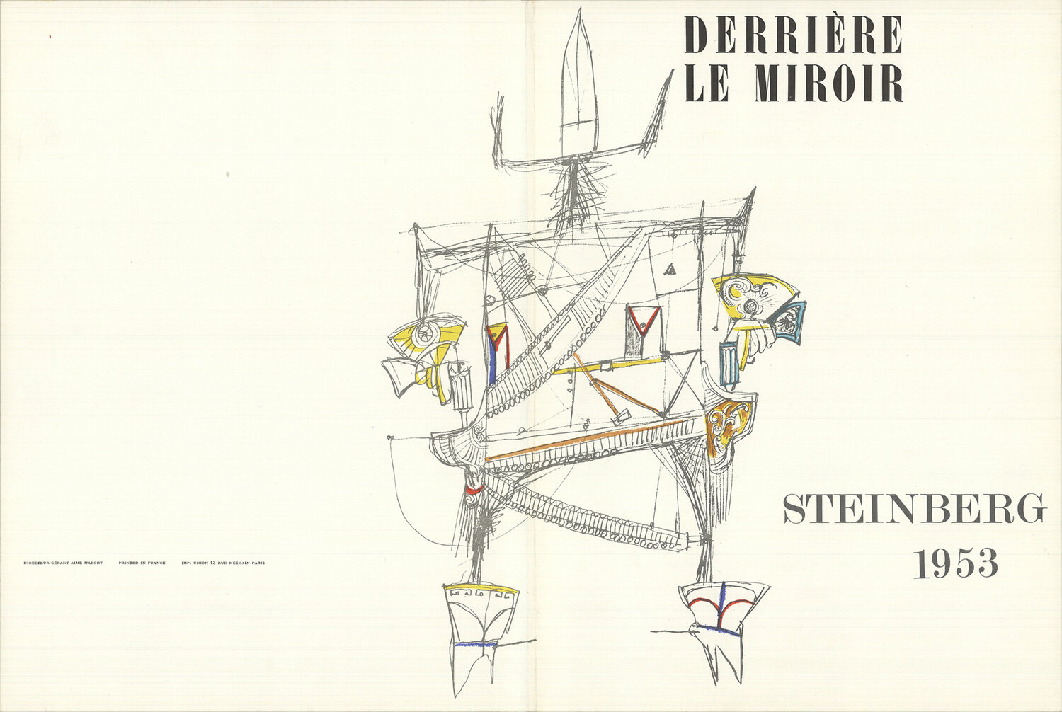 Saul Steinberg - DLM 53-54 Cover - Saul Steinberg Druck zu verkaufen