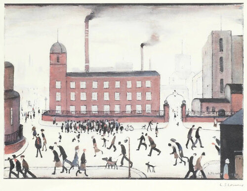 Mill Scene van Laurence Stephen Lowry, Afdruk te koop op Singulart
