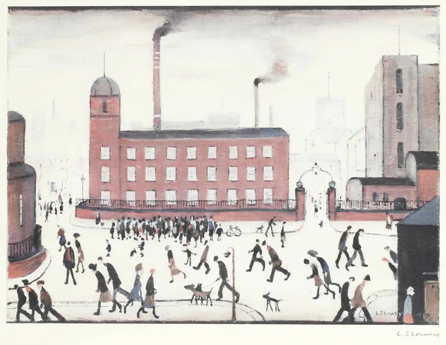 Mill Scene Laurence Stephen Lowry