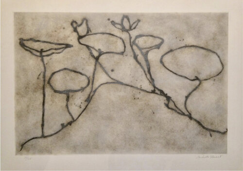 Water Lillies by Michelle Stuart, Work on Paper for Sale on Singulart