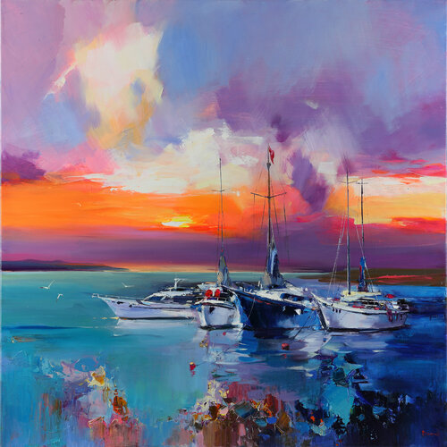 Straight to Heaven di Tatiana Yabloed, Pittura in vendita su Singulart