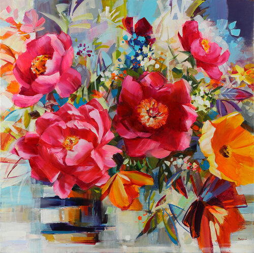 Delicious kiss by Tatiana Yabloed, 油畫 for Sale on Singulart