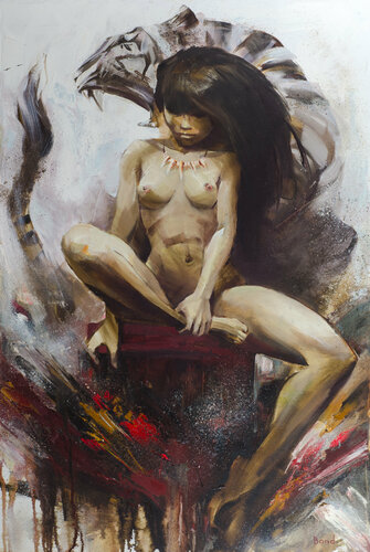 Totem von Tatiana Yabloed, Malerei kaufen auf Singulart