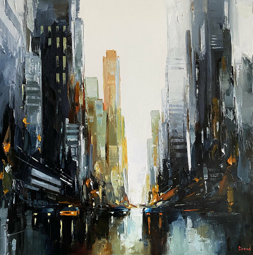 Fragments of the plexus of time di Tatiana Yabloed, Pittura in vendita su Singulart