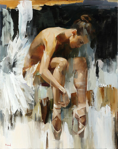 The exciting secret of an angel di Tatiana Yabloed, Pittura in vendita su Singulart