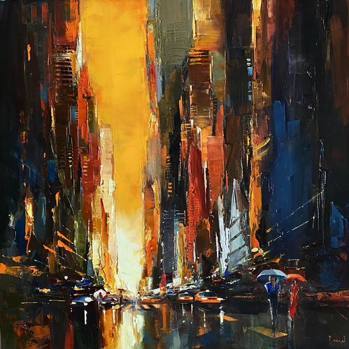Liquid amber van Tatiana Yabloed, Schilderij te koop op Singulart