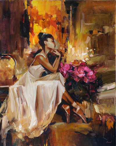 Filling the soul di Tatiana Yabloed, Pittura in vendita su Singulart