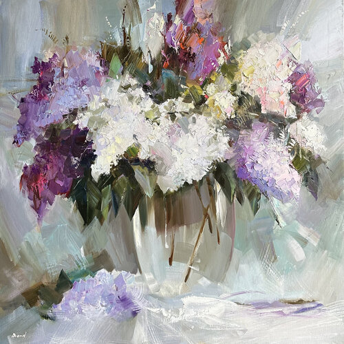 The nectar of a spring kiss par Tatiana Yabloed, Peinture en vente sur Singulart