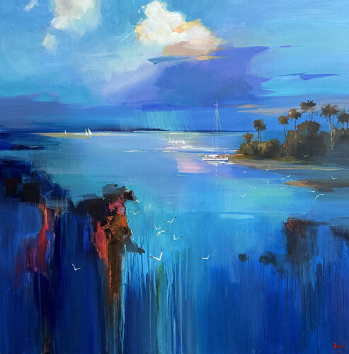 Morning breeze par Tatiana Yabloed, Peinture en vente sur Singulart