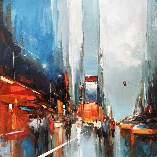 Meeting in the heart van Tatiana Yabloed, Schilderij te koop op Singulart