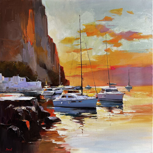 In the arms of light van Tatiana Yabloed, Schilderij te koop op Singulart