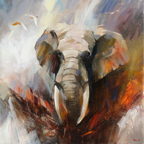 Unconquered spirit van Tatiana Yabloed, Schilderij te koop op Singulart