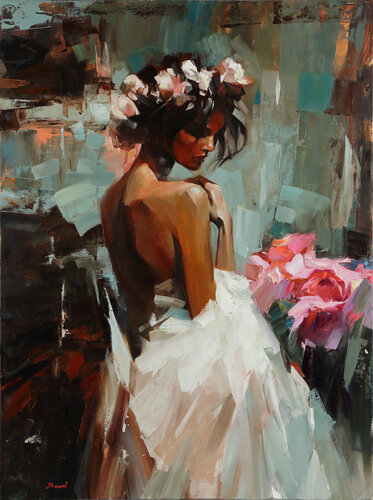 Naked melancholy de Tatiana Yabloed, Pintura a la venta en Singulart