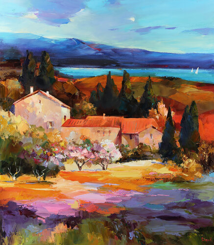 A garden on the lagoon Tatiana Yabloed