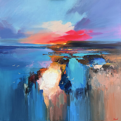 The depth that listens to the heart van Tatiana Yabloed, Schilderij te koop op Singulart